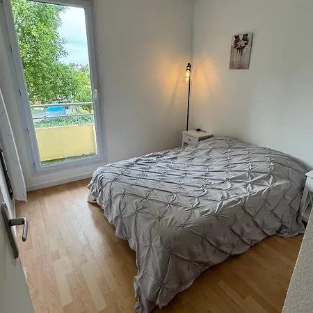 F3 Proche Deauville Piscine Lägenhet *